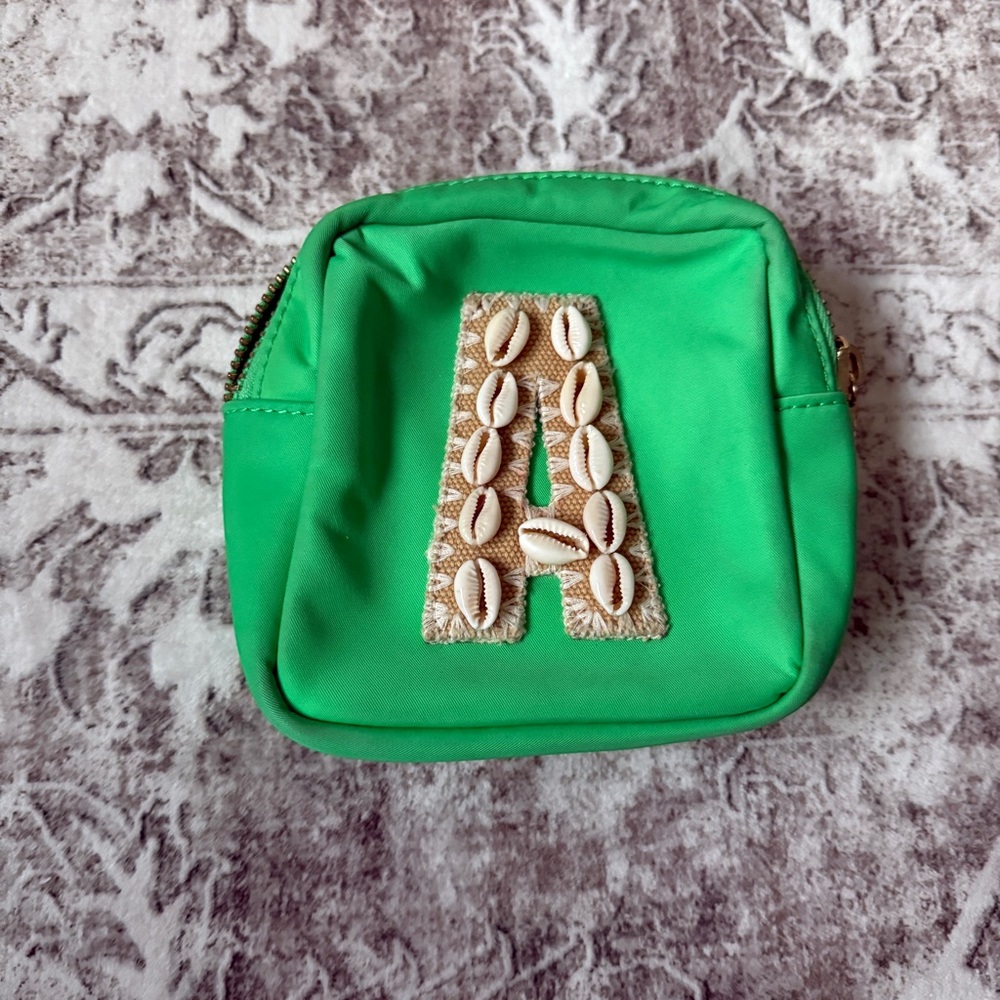 Stoney Clover Lane Avocado Mini Pouch Shell A & Palm Tree Patches